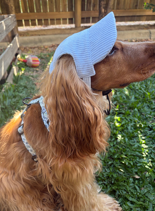 Dog Sun Hat - Blue Corduroy