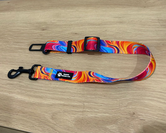 Psychedelic Paws Car Restraint
